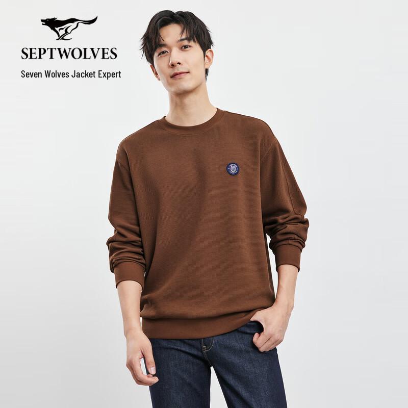 

Septwolves Men s Autumn Long-Sleeve Loose Sweatshirt 2XL