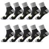 1/5/10 Paar Herren Gestreifte Mid-Calf Sportsocken Atmungsaktive Socken Freizeitsocken