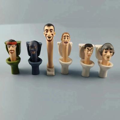 12Pcs Set 8-10Cm Skibidi Toilet Figures Toy Model For Kids Gifts Skibidi Toilet Man Figure Action Figure