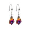 1 Pair Dangling Earrings Comfortable Wearing Wear-Resistant Faux Crystal Women Ear Hooks for Banquet