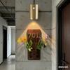 Wireless Motion-Sensor Night Light Wall-Mounted Illuminated House Number Sign/Art Panel Rechargeable LED Night Light for Entryway Corridor Bedroom