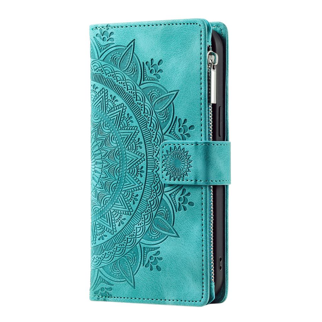 Style 006 For Google Pixel 10 Pro XL Wallet Case PU Leather Phone Cover Mandala Flower Pattern