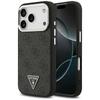 Capa Guess 4G com Logo Triângulo MagSafe para iPhone 17 Pro preto prata