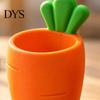 Art Supply Storage Container 3D Printed Carrot Pen Holder, Cute Desktop Organizer for Pencils and Makeup Small Ornament Brushes, Large Capacity