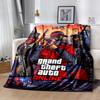 Grand Theft Auto Gta Vi Game Art Blanket Comfortable Perfect For Seaside Bed Couch For All Occasions Playful Design Ideal Gift For Birthday Valentine'