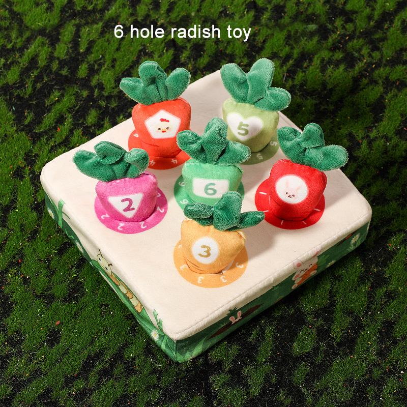 Baby Pull Turnip Carrot Harvest Game Montessori Toy Toddler Motor Skills Training Color Learning Educational Toys For Children