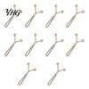 Damage Free Pants Clip 5/10Pcs Waist Tightener for Pants, Reusable Cincher No Loose Jeans, Sewing Trousers Leg Shortening Clamp Metal