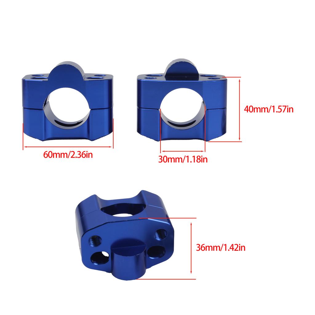 Motorcycle Fat Bar Handlebar Riser Clamps Taper Handlebar CNC Alloy Universal For ATV Pit Dirt Bike Motocross Accessories