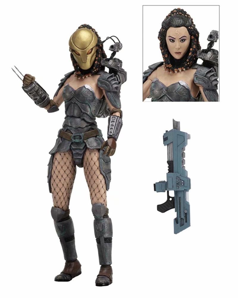 Neca 18 Predator Pvc Material Female Blood Warrior And Scar Blood Warrior Set Of Two