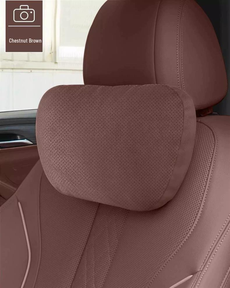 Tesla Car Headrest and Neck Support Pillow for Model 3/Y/S/X - Lumbar Support Cushion for Car Seats