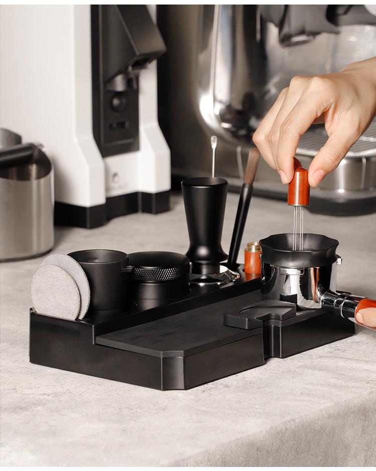 Italian Espresso Coffee Tamper & Knock Box Set (53/58mm)