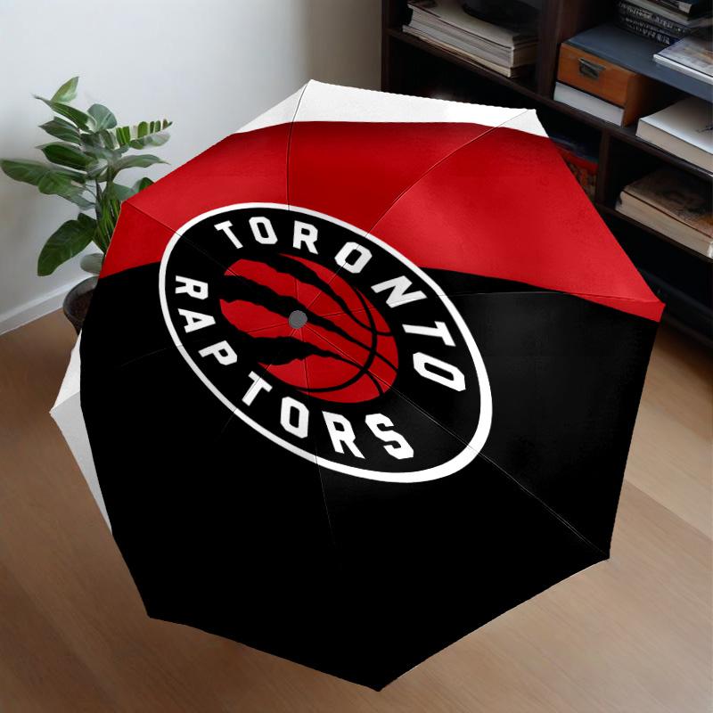 Raptors basketball Logo Umbrella 8-Frame for Travel, Camping, Casual Lightweight Portable Umbrella, Essential for Every Family Holidays Gift