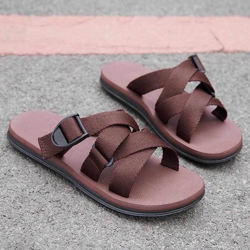 Breathable Men Slippers Comfortable Man Beach Sandals Non-slip Lightweight Male Walking Shoes Summer Outdoor Man Casual Shoes