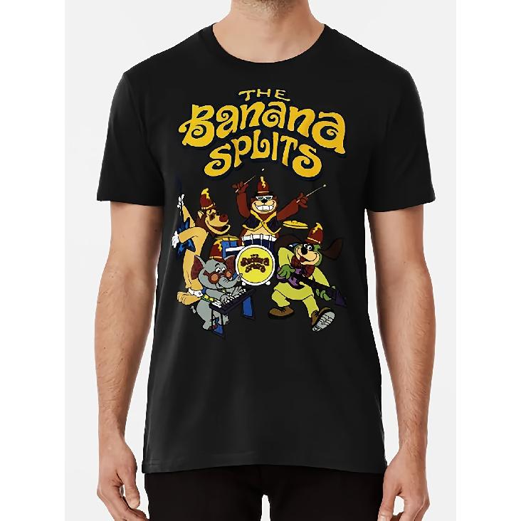 Banana Splits T-shirt - Adventure Hour TV Show Music - 200000343 S чёрный