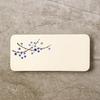 Japanese Ceramic Sushi Plate Rectangular Home Dining Dish Fruit Tray Plum Blossom Design