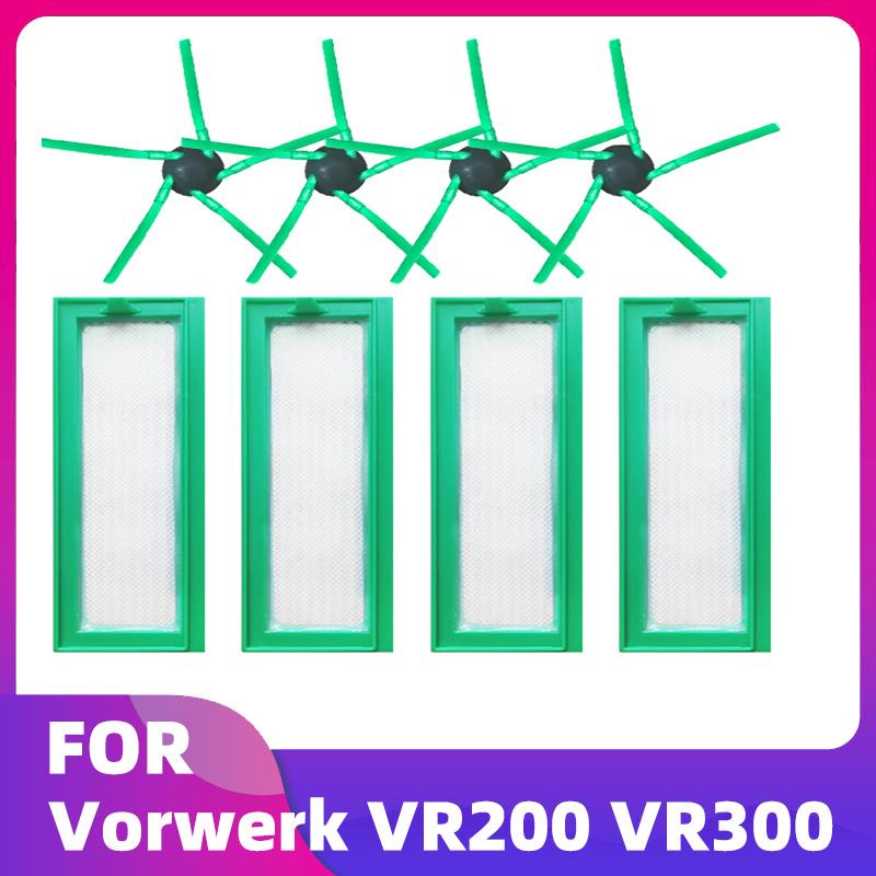Совместимый Запасной Комплект для Пылесоса Vorwerk Kobold VR200 VR300 Основная Щетка-Валик Вращающаяся Щетка HEPA Фильтр Упаковка