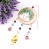Handmade Sunlight Crystal Dream Catcher: Rainbow Wind Chime Pendant for Girl's Room Gift