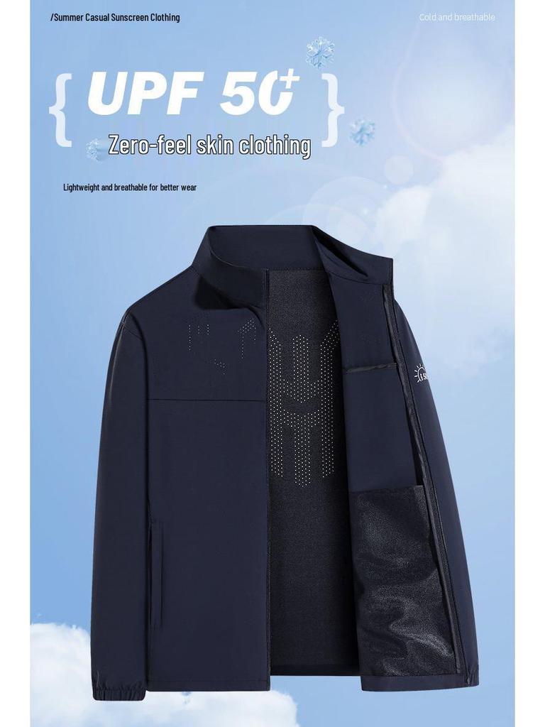 2026 Outdoor UV Protection Lightweight Stand Collar Skin Jacket for Men and Women