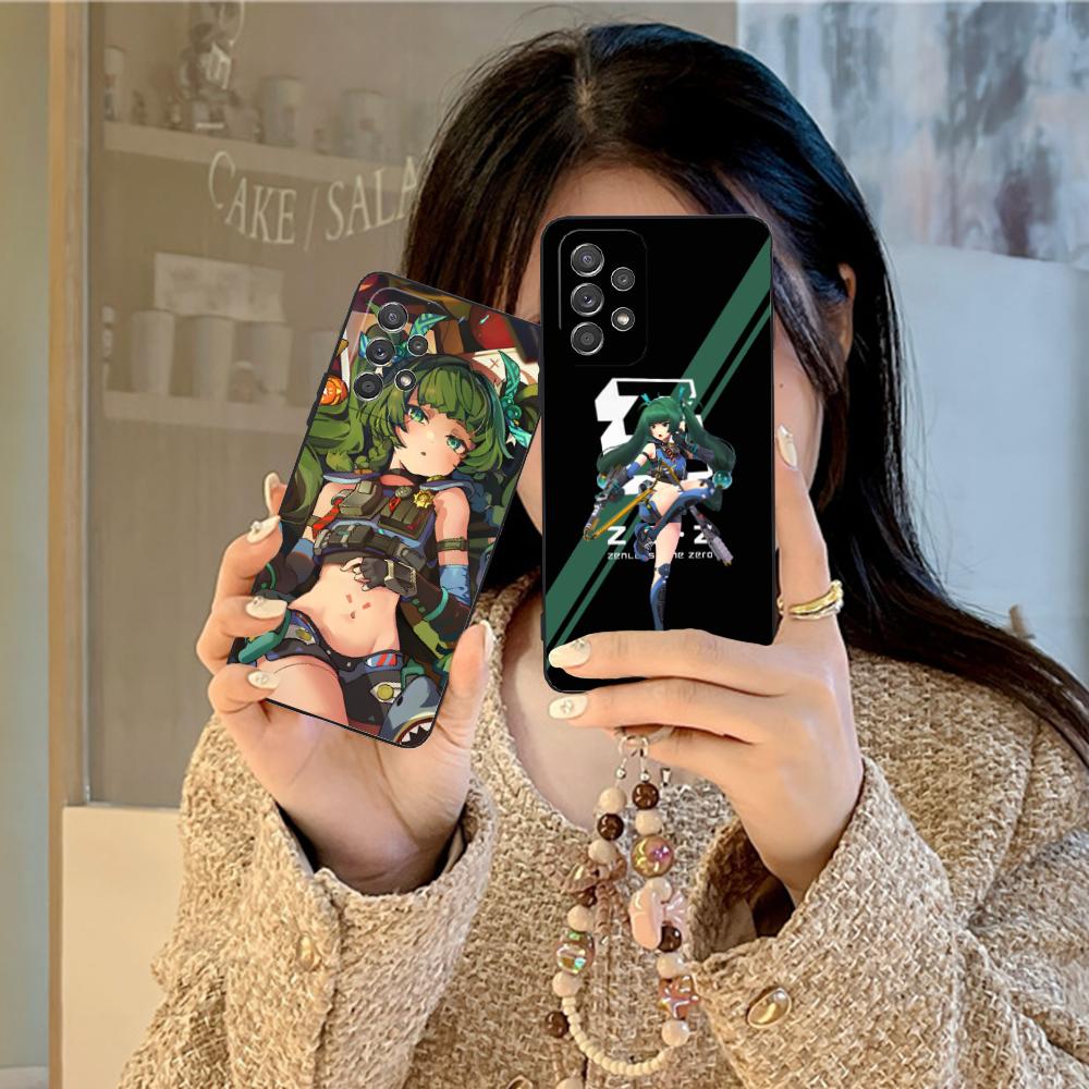 Zenless Zone Zero QingYi Phone Case for Samsung Galaxy M55 54 42 35 34 33 32 23 22 15 14 13 12 F55 5G Colorful Cover Cellphones