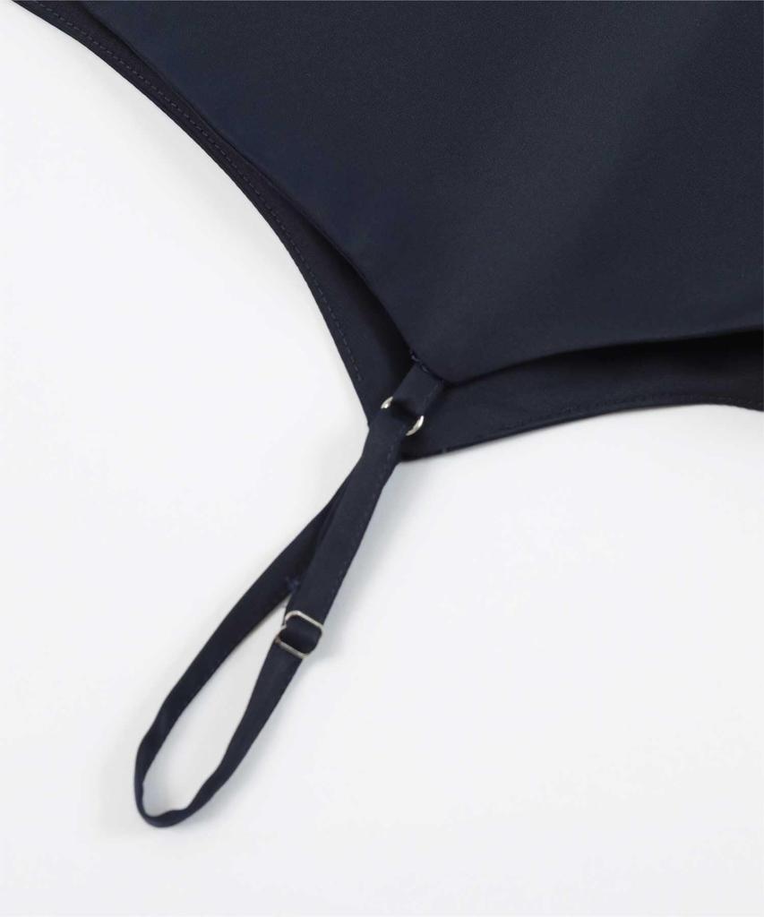 Yours Satin Camisole BDXU1611 Small Black Women's