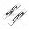2 x 3D SS Metal Chrome Zinc Alloy Emblem Car Body SS Badge Sticker Decal Adhesive Badge for Chevrolet SS Camaro SS