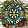 HIVEHERE 8x8 Inch Retro Metal Tin Sign Vintage Pub Beer Decor for Man Cave Bar Wall