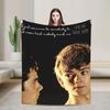 The Maze Runner Flannel Blankets Newt X Thomas Soft Bedding Throws for Outdoor Travel Graphic Bedspread Sofa Bed Cover