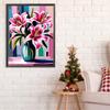 5D DIY Full Round Drill Diamond Painting Geometric Flower Home Decor Art Craft
