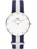 ZEGAREK DAMSKI DANIEL WELLINGTON Glasgow Silver DW00100082 + BOX