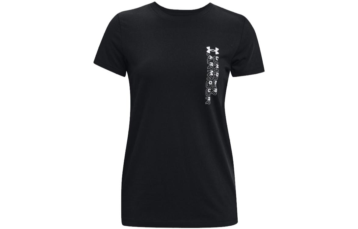 Женская черная футболка Under Armour 1370760-001