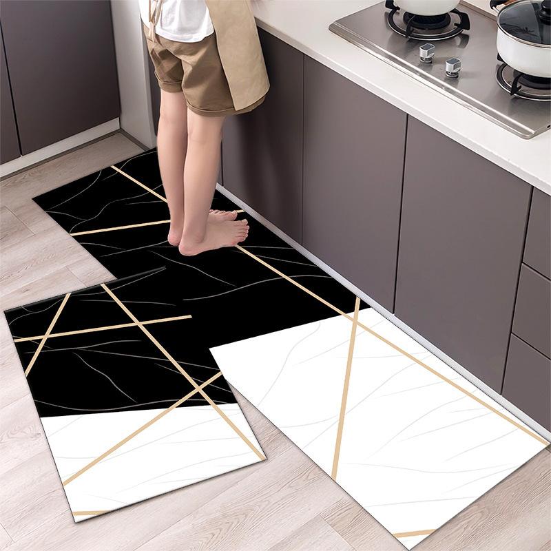 Tapis de cuisine de Style nordique Simple, à la mode, pour la maison, décoration de maison moderne