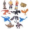 12 Pcs How To Train Your Dragon Action Figures Featuring Hiccup Astrid And Toothless Collection