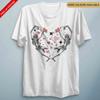 Dancing Skeleton T Shirt Heart Dance Loving Funny T Shirt Couples Shirt Gift