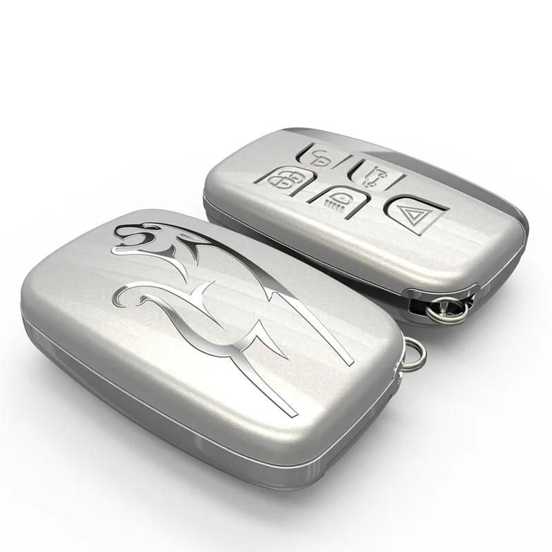 Interior Mouldings Key Shell Case for Jaguar 5 Buttons Smart Remote Car  Key Auto Durable Car-Styling Car Key Covers