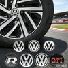 4pcs 55/65mm For VW GTI Golf6 Golf7 Golf 7.5 MK7 2018 2019 2020 Car Front Bonnet Grille Rear Trunk Emblem Logo Replacement Badge zh1