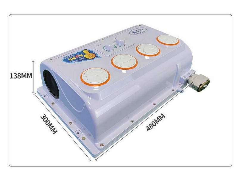 Dual Voltage Car Air Conditioner for Trucks & Construction Vehicles with Wall-Mounted Air Outlet