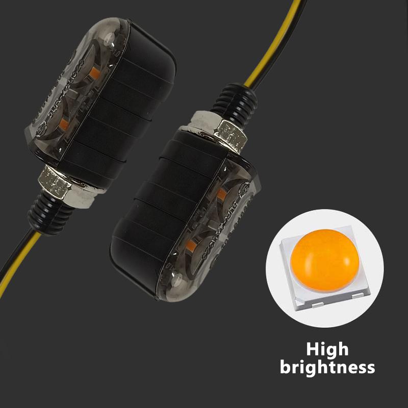 SEAMETAL Motorcycle LED Turn Signal Lights Motorcycle Blinker Motorcycle Accessories