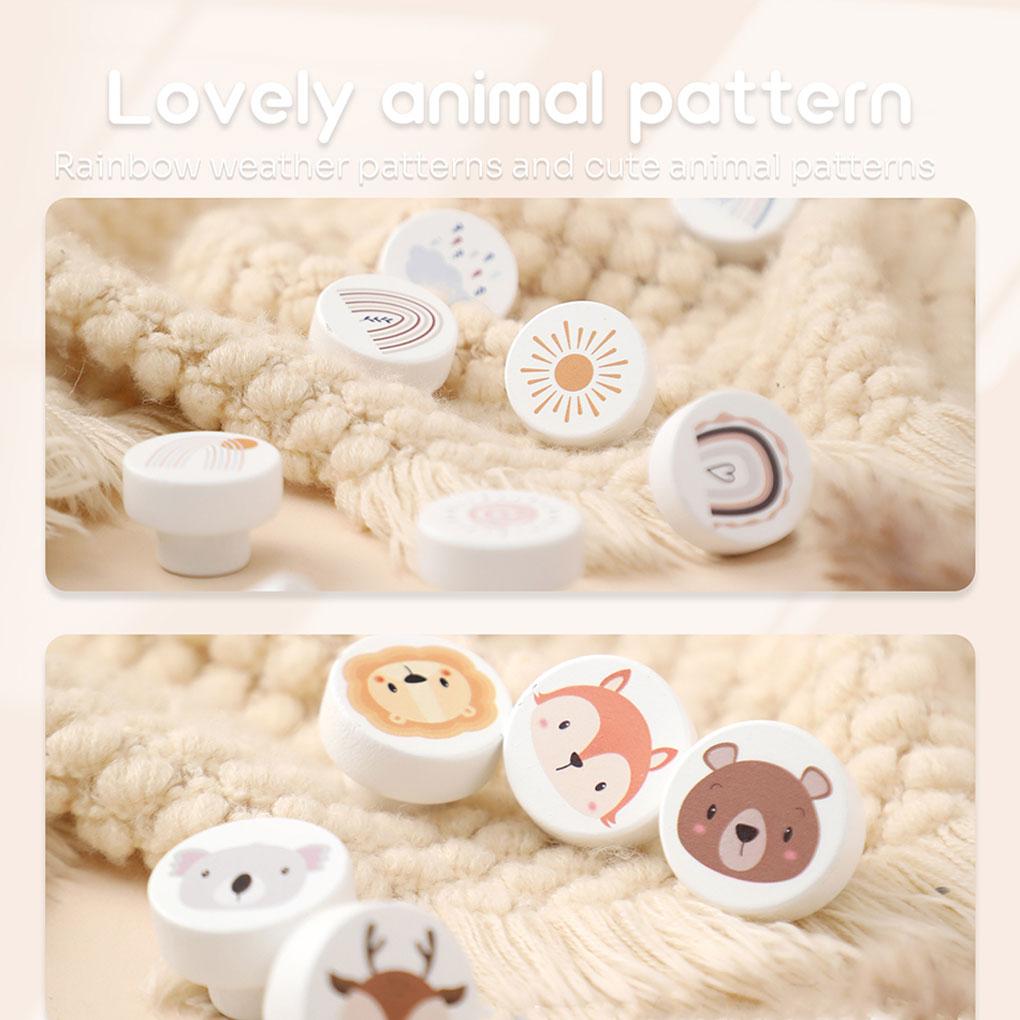 Animal Shape Wooden Drawer Handle Multiple Styles Exquisite Patterns Handles For Furniture