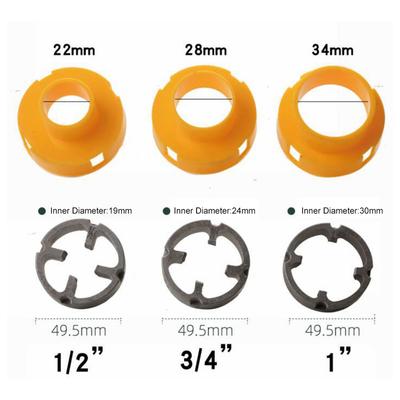 PVC Pipe Threader Kit with 1/2 3/4 1Inch Dies Pipe Threader Pipe Enebrador Round Die With Buckle NPT Pipe Threading Machine Tool