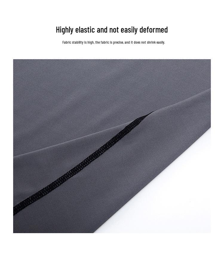 Barevné sportovní tričko s dlouhým rukávem, rychleschnoucí, slim fit, elastické