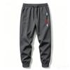 Men'S Pants with Elastic Waistband, Drawstring, Ribbed Cuffs, Casual Sports Joggers, Long Trousers for Men