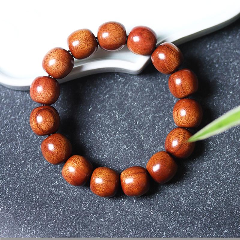 Quick Shipping Wooden Bead Bracelet Solid Modern Jewellery Met Kralen Exquisite Design Durable Natural Fragrance Bracelet