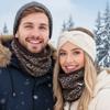 Fashion Soft Knitted Neck Warmer Sports Scarf for Women Men Face Cover Winter Running Skating Hiking Cold-Proof Thick Collar