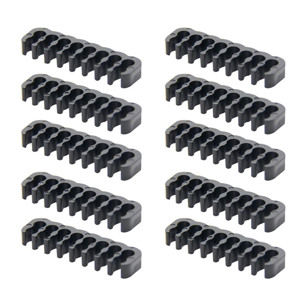 10pcs Cable Comb Clamp Cable Clip Organizers Computer Cable Management Comb For Organizing PSU Cable Convenient To Use