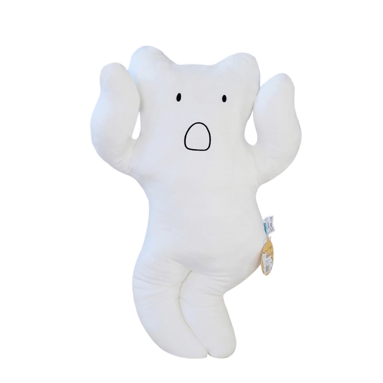 

Plush Abstract Character Long Body Pillow Soft Stuffed Toy Unique Design Decorative Cushion for Home and Office Use One Size