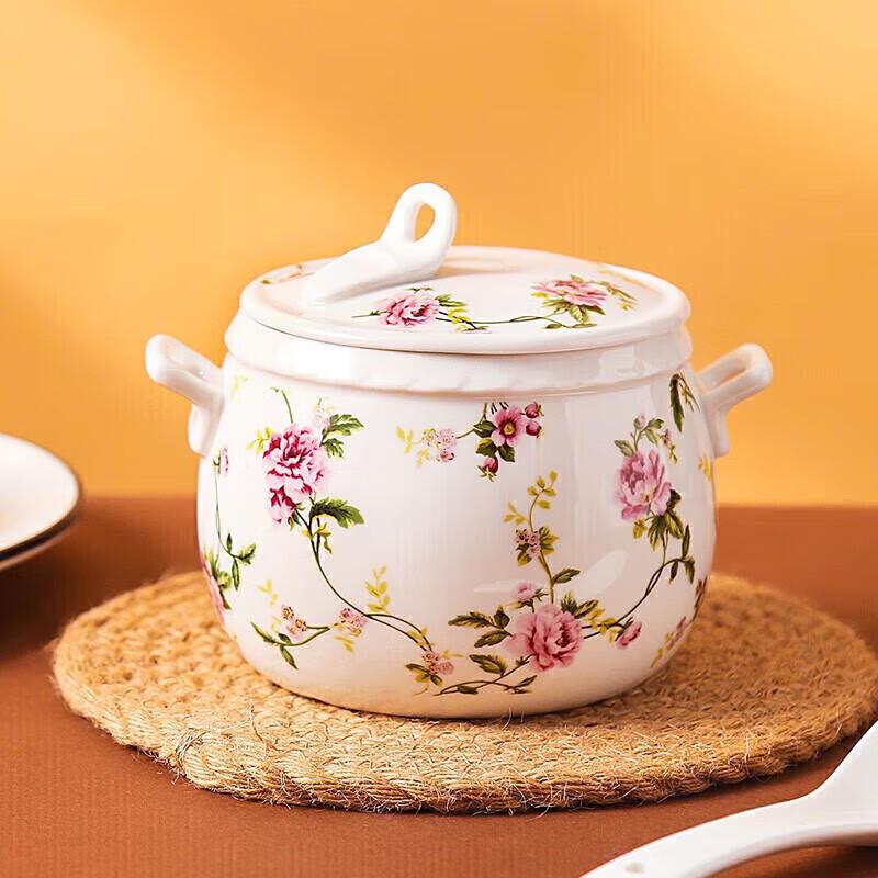 Youlaifu Ceramic Double Boiler Stew Pot