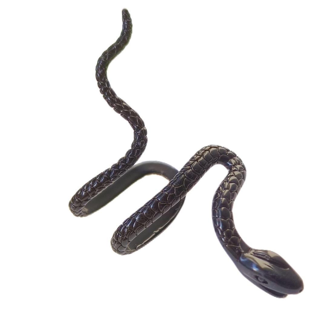 Unisex European & American Punk Snake Ear Cuffs: Non-piercing, Adjustable, Fashion Jewelry
