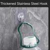 No Drill Self Adhesive Hooks Wall Mounted Shoe Rack, Strong Sticky Waterproof Hangers for Kitchen, Bathroom, Dorm, Bedroom & Door Back Storage