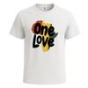 One Love Letter Print Unisex Graphic T-Shirt Embroidery Design Funny Party Novelty Top
