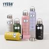 Portable Tyeso 360ml Thermoses 304 Stainless Steel Thermos Mug Thermal Tumbler Drinks Cup Water Bottle Sport Vacuum Flasks with Eye Sticker